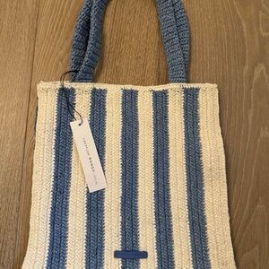 Loeffler Randall Orion Crochet Raffia Bag NWT